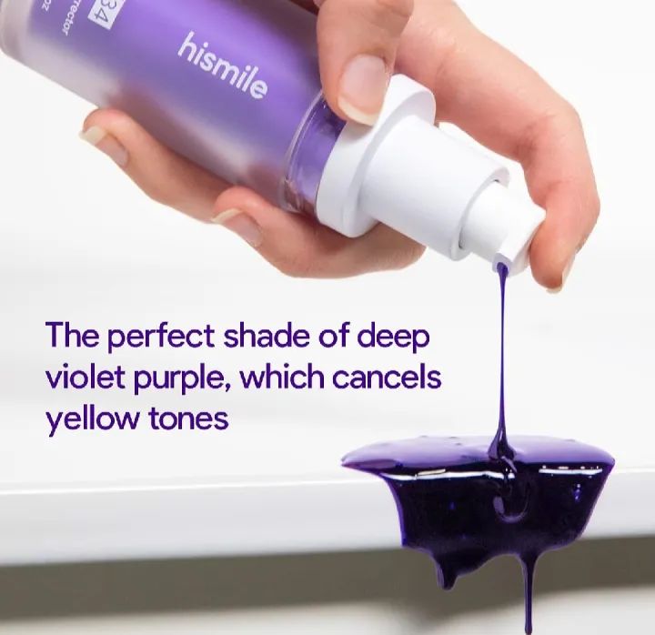 Hismile V34 Purple Whitening Toothpaste Remove