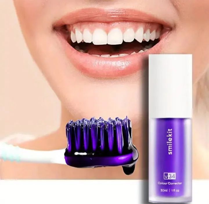 Hismile V34 Purple Whitening Toothpaste Remove