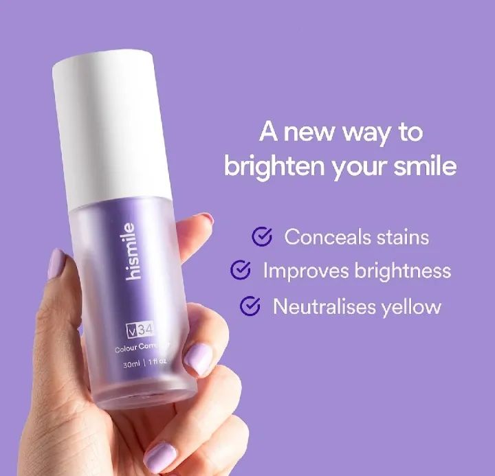 Hismile V34 Purple Whitening Toothpaste Remove